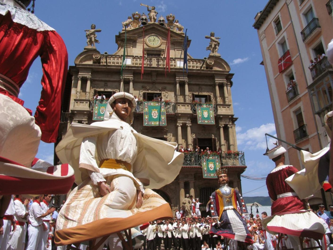 Centro Historico Exterior, Calle Nueva Dos Balcones Pamplona Ngoại thất bức ảnh